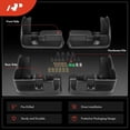 thumbnail image 3 of a-premium splash guards mud flaps mudflaps compatible with subaru legacy 2010-2013 sedan only front and rear 4-pc set, 3 of 9