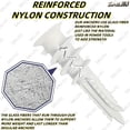 thumbnail image 3 of High-Strength Hardened Nylon Self-Drilling Expansion Anchors—Drill-Free, Three-In-One Tip Design for Door Frames, Shelves, Picture Frames, And Home Hardware, Fasteners, Bolts,Home Repair Tool Kits, 3 of 11