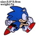 thumbnail image 3 of Broche de la serie Sonic The Hedgehog, adorable mascota de dibujos animados, accesorio de insignia, 3 of 4