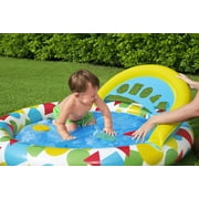 H2OGO! Splash & Learn Inflatable Kiddie Pool 47” x 46” x 18”