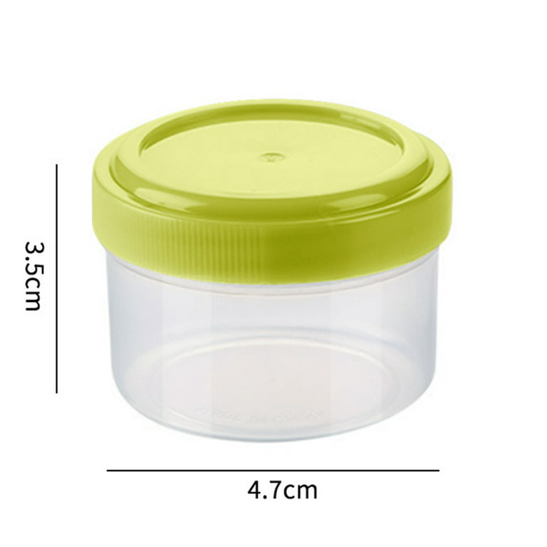 1pc/3pcs-Salad Dressing Container To Go, 1.6oz Reusable Sauce Containers  With Leakproof Silicone Lids, Stainless Steel Condiment