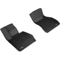 3D MAXpider Custom Fit Kagu Floor Mat (Black) Compatible with BMW 5 Series (G30/G31) RWD 2017-2023 - Front Row