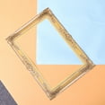 Gold DIY Paper Picture Frame Cutouts, Antique Photo Booth Props for Wedding, Birthday Parties