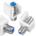 thumbnail image 2 of Conectores de cable coaxial Weewooday F-Type RG6, 60 unidades, azul, 2 of 7