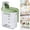 S, variant on AQITTI 1 Piece Cereal Containers Storage, BPA Free Dispenser Plastic Bin,52 oz Airtight Dry Food Storage Containers with Pouring Spout Measuring Cup for Snacks Grain Rice,Kitchen Organizer Bin S