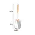 thumbnail image 3 of Toilet Brush with Strong Bristles, Long Handle for Effective Cleaning, Ventilated Holder for Sanitary Storage, 360° Toilet Bowl Cleaning Brush, 3 of 6