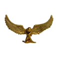 thumbnail image 3 of Estatua de ángel, adorno artístico de resina, colección, regalo ideal, escultura creativa, figura de ángel para sala de estar, mesa y jardín. Oro, 3 of 8