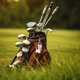 thumbnail image 5 of Riñonera portátil de cuero con hebilla para hombre y mujer, ideal como regalo de golf., 5 of 6