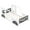 White, variant on YANSHE Twin Size Bed Frame Car-Shaped, Floor Bed Frame With Wheels And Doors, Wooden Construction, Car Bed Frame, Slats Supports, No Box Spring Needed
