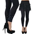 thumbnail image 2 of ToBeInStyle Women's Star Print Leggings - Black - One Size, 2 of 7