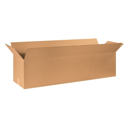 BOX USA 481212 Long Corrugated Boxes 48 x12 x12 Kraft PK10
