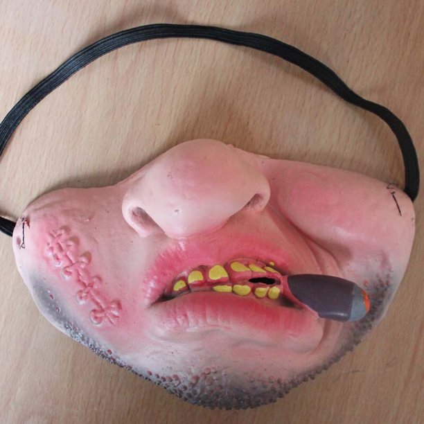 Máscara divertida para fiesta de Halloween para niños y adultos, payaso de látex, máscaras de miedo para fiesta de Cosplay, accesorios para decoraciones de Halloween