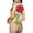 Avocado Lovers Wearing Umbrella, variant on Picia America Flags3 Womens One Piece Swimsuits Modest Tummy Control Bathing Suits Lace Up Slimming Swim Suit-Small