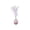White, variant on Plastic Tumbler Feather Toy for Cats with Interactive Wobble Design and Self-Entertainment for Pet Play