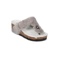 thumbnail image 1 of New Women Faux Fur Thong Faux Cork Platform Wedge Sandal - 17956 By Qupid, 1 of 6