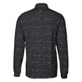 thumbnail image 3 of Men's Cutter & Buck Black Cincinnati Reds Big & Tall Traverse Camo Print Stretch Quarter-Zip Pullover Top, 3 of 3