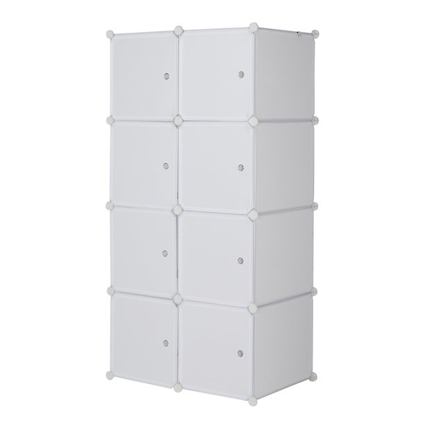 Tcbosik 8 Cube Organizer Stackable Plastic Cube Storage Shelves Design