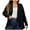 Black, variant on Frostluinai Plus Size Cardigans for Women Open Front Ruffle Cardigans Long Sleeve Draped Knit Coats Basic Solid Color Jacquard Cardigans