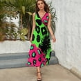 thumbnail image 5 of Animal Print Patterns Sleeveless Dress Woman Fashion Long Dresses Women's Summer Suit Dress 2025, 5 of 7