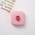thumbnail image 2 of Contact Lens Case, Colorful Fruit Pattern Contact Lens Box Holder Container, Outdoor Mini Contact Lens Soak Storage Kit With Mirror For Travel&Home, 2 of 8