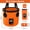 Orange, variant on Foldable 5 Gallon Utility Bucket, Lightweight Storage Wash Basin for Beach Car Wash RV Daily Use