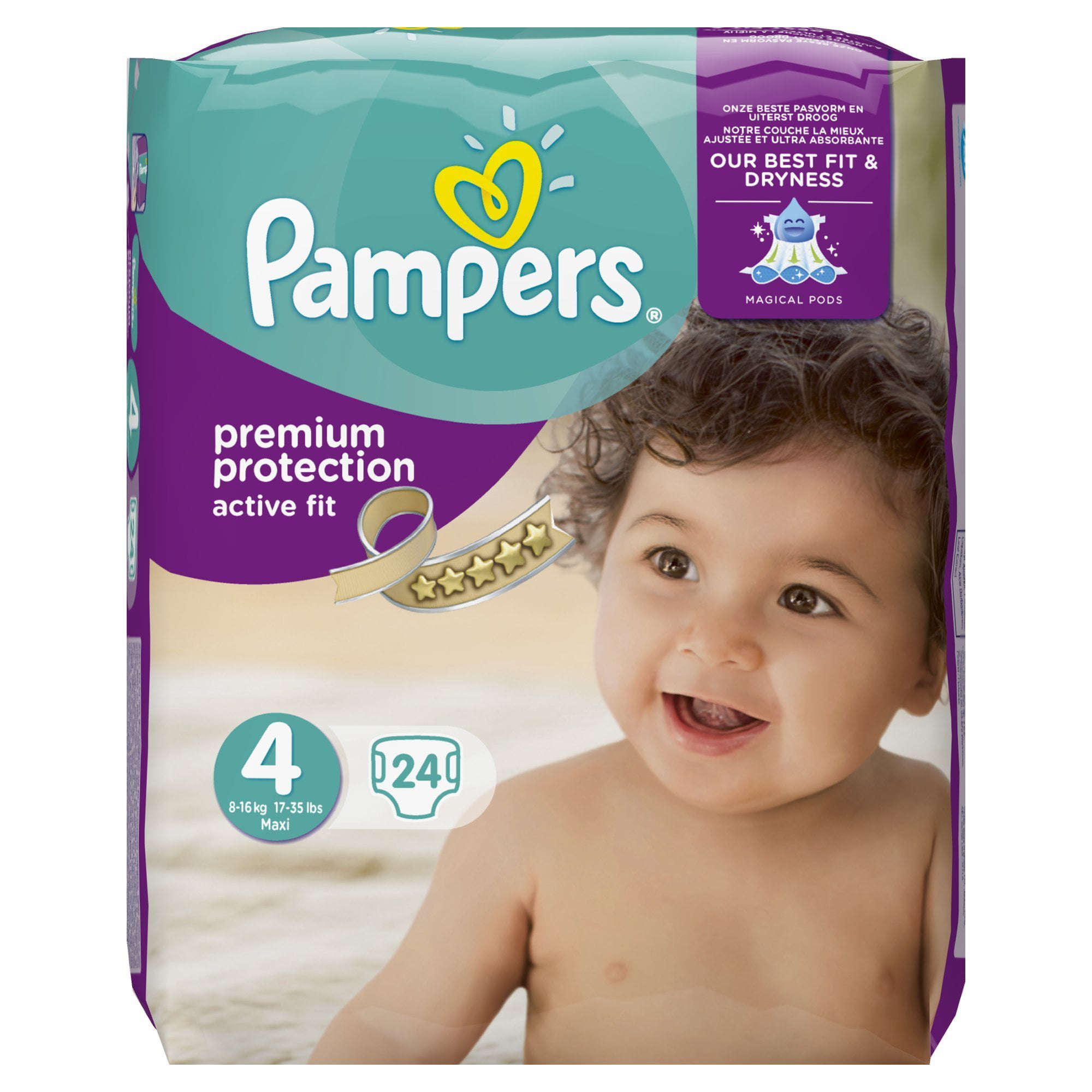 Pampers Active Fit Size 4 Maxi 7-18kg 