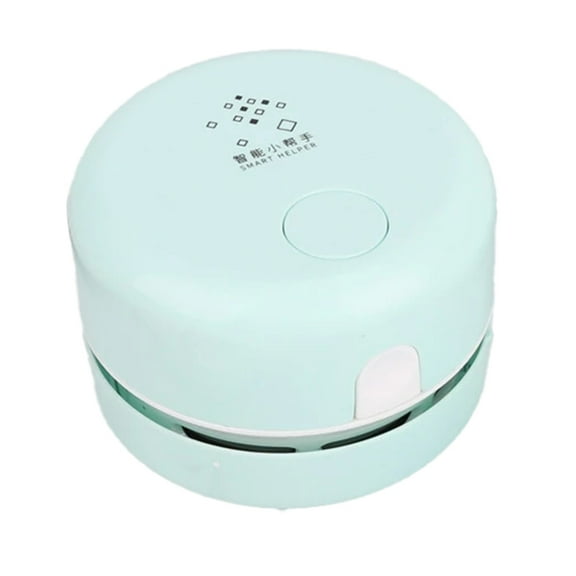 Desktop Cleaner Mini Desk Vacuum Cleaner Desktop Dust Remover Sweeper Vacuum Cleaner Table Cleaning Tool Green