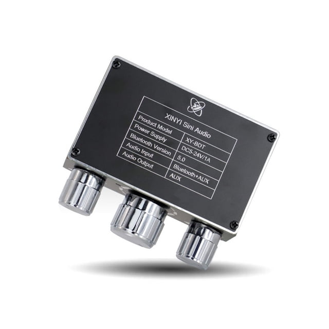Seitruly Placa de sintonización previa 5,1 compatible con Bluetooth de 5-24V CC con antena PCB, módulo amplificador de volumen inalámbrico, componente Electrónica miscelánea