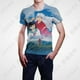 thumbnail image 3 of Camiseta Verano Nueva Inuyasha Hombres Manga Corta Moda Casual Mujer Impresión 3D Tops Dibujos Animados, 3 of 4
