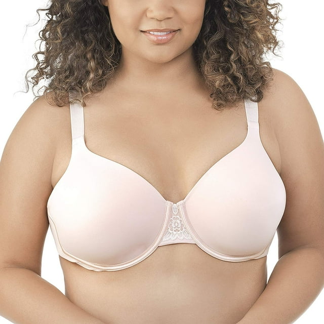 Vanity Fair Soutien-Gorge à Armatures Pleine Silhouette Beauty Back pour Femmes, 44D, Quartz Translucide