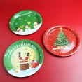 thumbnail image 6 of 60 Pcs Christmas Party Plates Paper Plates Disposable Plates Round Plates Party Supplies for Christmas Party, 9 Inches, 6 of 9