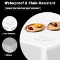 thumbnail image 2 of Disposable Plastic Tablecloth - 2 Pcs, 108 x 54 In/72 x 54 In, Waterproof Rectangular Picnic Table Cover for Outdoor & Indoor Parties, 2 of 15