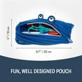 thumbnail image 5 of ZIPIT Monster Pencil Case | Blue Pencil Pouch for College and Office, 5 of 8