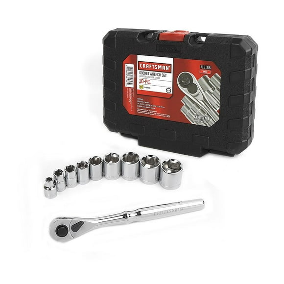 JUEGO DE DADOS CRAFTSMAN 10 PIEZAS 3/8 SAE MODELO 913186 CRAFTSMAN 913186