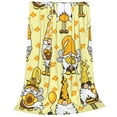 thumbnail image 2 of Bingfone Garden Honeybee Gnomes Print Flannel Fleece Blanket Throw Blanket For Bed,Sofa,Couch,Travel,Camping(50"X40"), 2 of 9
