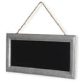 thumbnail image 3 of Rectangular Chalk Board with Galvanized Metal Frame and Hanging Rope, 3 of 5