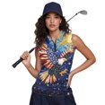 thumbnail image 6 of HUIACONG Women Golf Sleeveless Half Zip Top, Fashion Stretchy Golf Shirts Lightweight Workout Tank Tops for Hiking Athletic, 6 of 7