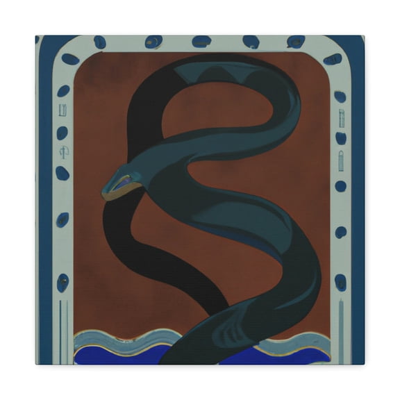 Electric Eel Embrace - Canvas