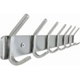 thumbnail image 1 of SIABC-Coat Rack,Coat Rack Wall Mount, Durable Coat Rack Wall Mounted,Heavy Wall Coat Rack Whit 7 Double Hooks,Coat and Shoe Rack Entryway for Hanging Backpack,Jeans,Scarf,Towel (Silver), 1 of 4
