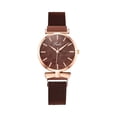 thumbnail image 2 of Resicozy Womens Watches Quartz Waterproof Watch for Women Casual Fashion Wrist Watches with Stainless Steel Mesh Coffee, 2 of 3