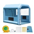 thumbnail image 3 of Inflatable Paint Booth, 9.8 x 8.2 x 8.2 ft Inflatable Spray Booth, with 550W Powerful Blower and Air Filter System, Portable Car Paint Booth for Motorcycle, Bicycle, Small Furniture Painting, 3 of 6