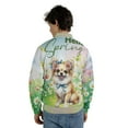 thumbnail image 5 of Chihuahua Hello Spring Time Flower Floral Nature All Over Print 3D Baseball Jacket Dog Lover Gifts Idea Bomber Jacket Softball - 02031, 5 of 6