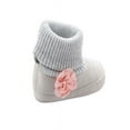 thumbnail image 5 of Newborn Baby Girl Flower Warm Snow Boots Shoes Toddler Soft Sole Booties, 5 of 5