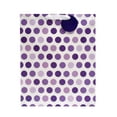 thumbnail image 2 of Purple Polka Dot Print Paper Gift Bag, 14.5" x 17.5", by Way To Celebrate, 2 of 6