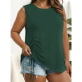 thumbnail image 2 of Oryer Plus Size Tank Tops for Women, Round Neck Sleeveless Casual Womens Blouse Trendy Tunic Summer Shirts for Women 1X-5X, 2 of 7