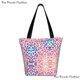 thumbnail image 3 of VS PINK Bolso de mano de hombro con estampado de leopardo rosa Love para mujer, bolso de lona grande para compras, bolso de mano para mujer, 3 of 5