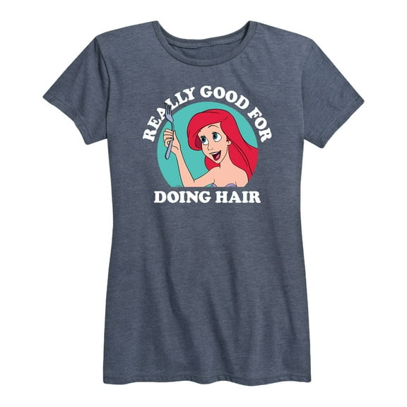 Disney Princess - Ariel Good For Doing Hair - Women's Short Sleeve Graphic T-Shirt