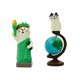 thumbnail image 1 of Raqwi Lindo Mini Gato Sosteniendo La Antorcha Estatuilla Lindo Gato De Pie En El Globo Estatuilla para La Decoración del Hogar De La Oficina Regalo Lindo Lindo del Gato para Los Amantes De Los Gatos, 1 of 5