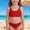 B-Red, variant on Tween Swimsuit Girl Quick Dry Two Piece Bikini Set with Chest Pad Swim Suits for Tweens 13-14 Years