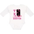 thumbnail image 3 of Inktastic Austin Texas cowgirl Girls Long Sleeve Baby Bodysuit, 3 of 5